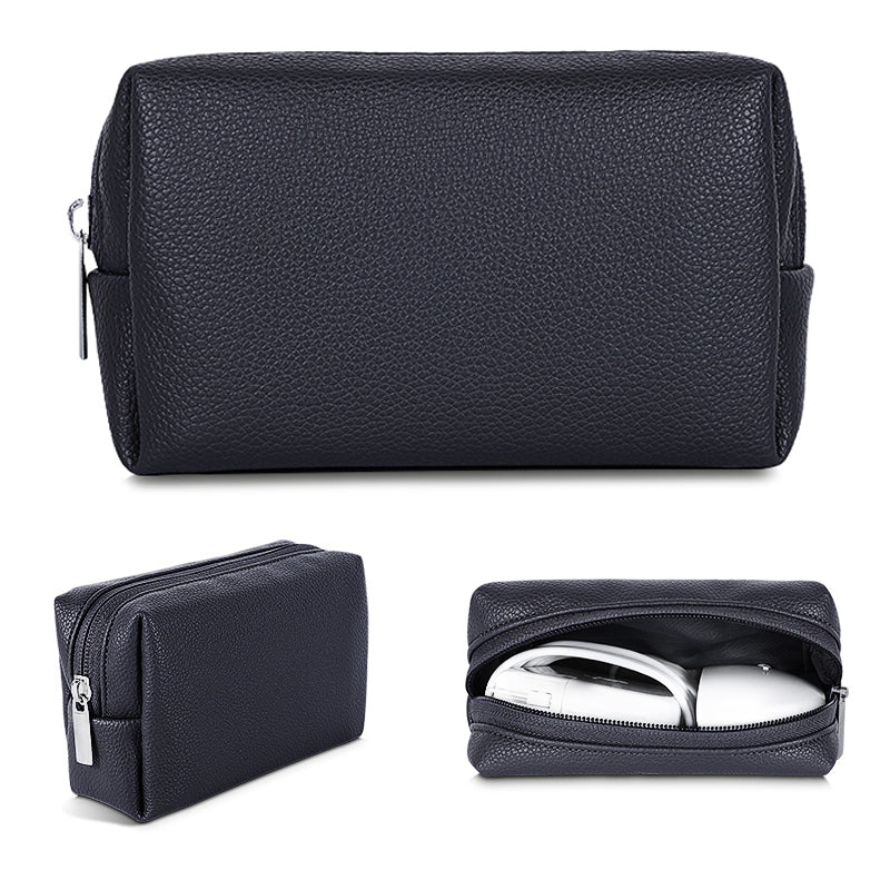 Electronic Organizer Mouse Power Bank Cable Storage Bag Waterproof Leather USB Flash Drive Storage Pouch Electronic Organizer Mouse Power Bank Cable Storage Bag Waterproof Leather USB Flash Drive Storage Pouch